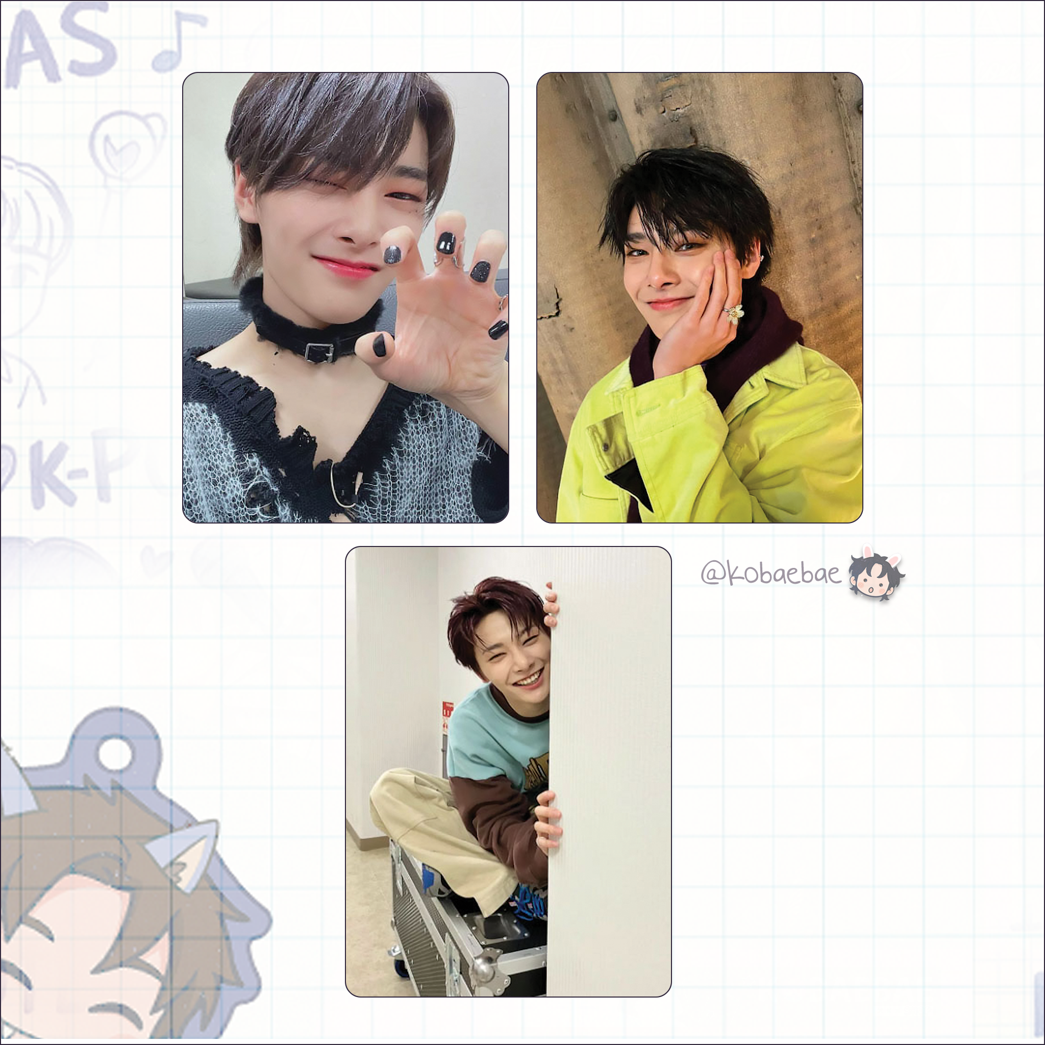 Stray Kids (Skz) - In Handmade photocards kpop inspired - Double side pack