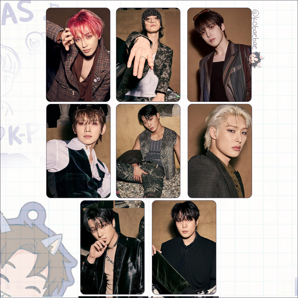 Atz - GQ Handmade photocards kpop inspired - Bias set