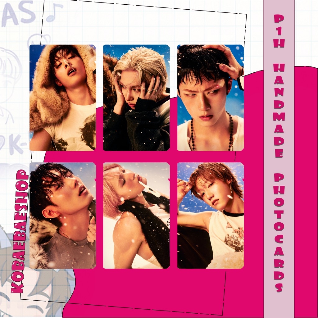 P1h - Duh Handmade photocards kpop inspired - U bias set