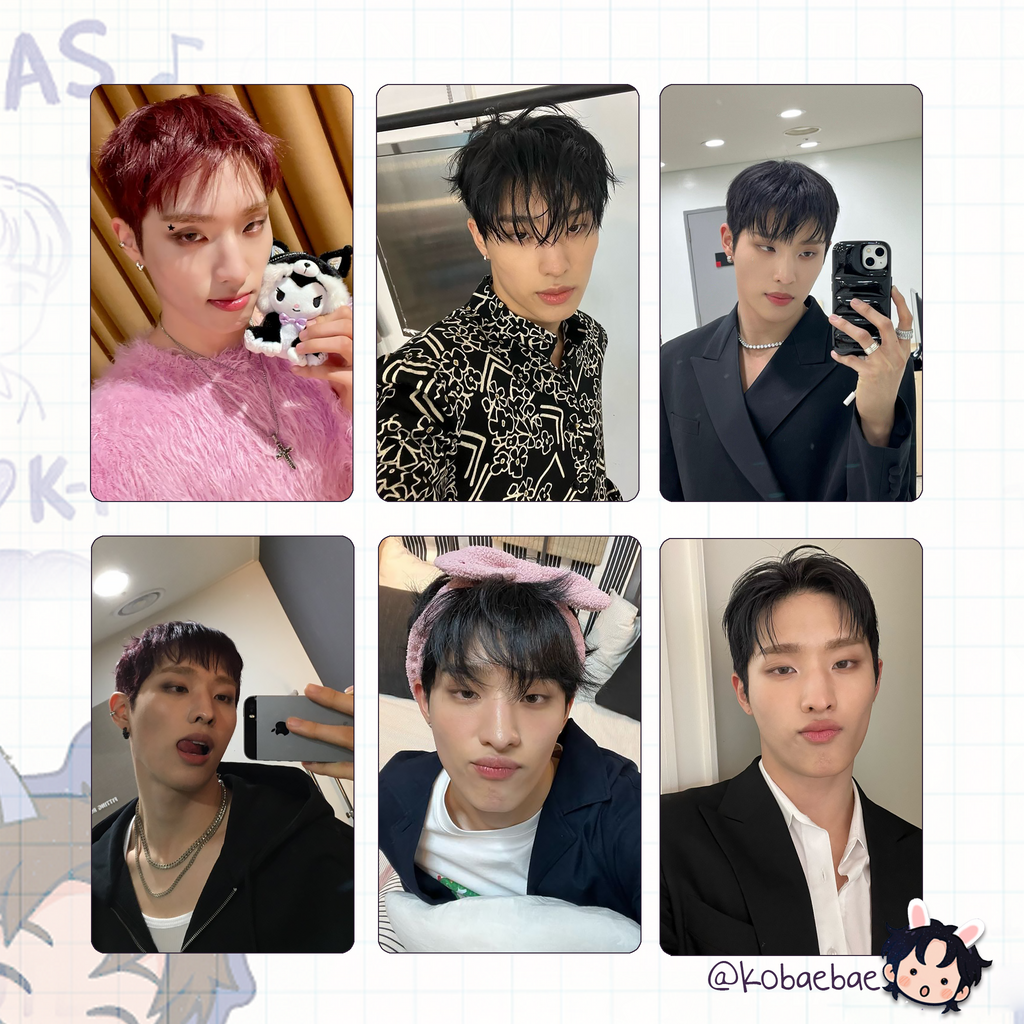 P1H - Keeho handmade photocards kpop inspired - Set 2