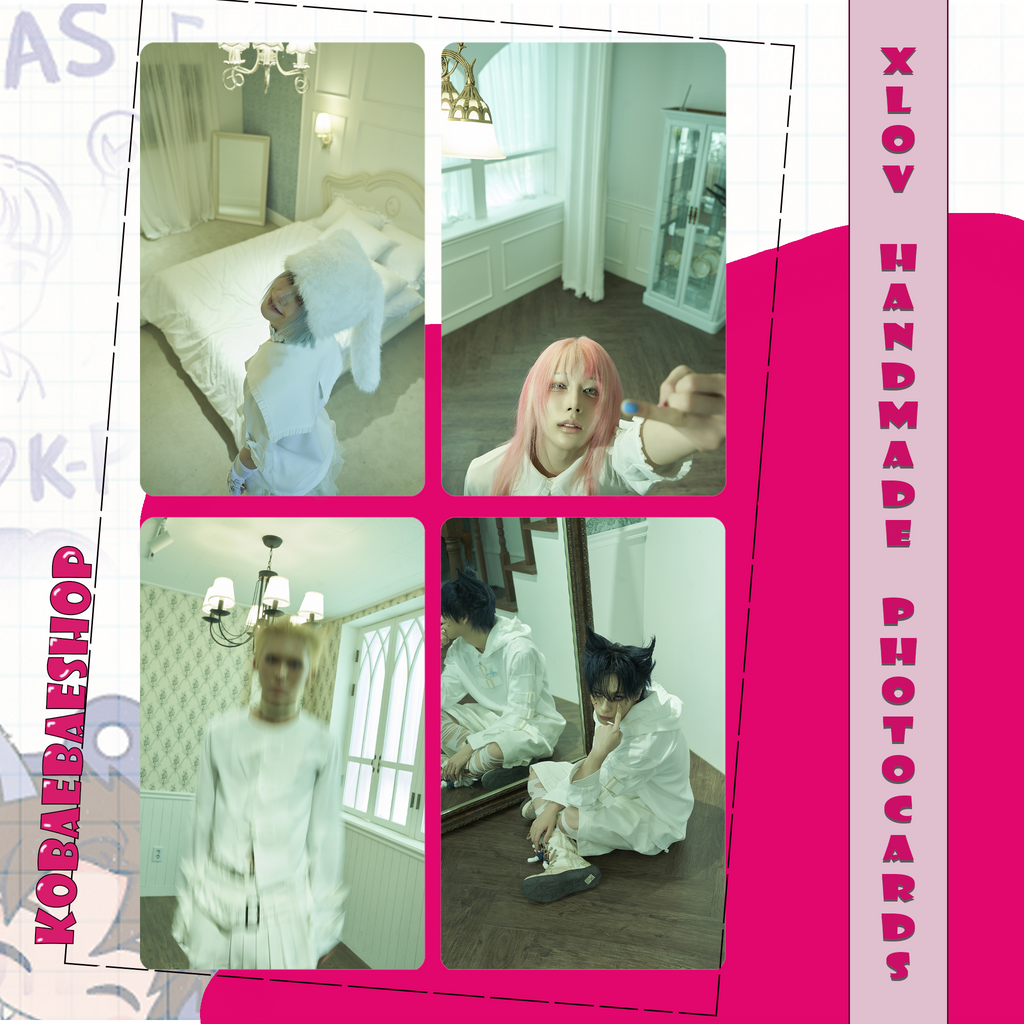 Xlov - Mini Album Handmade photocards kpop inspired - Bias Set 3