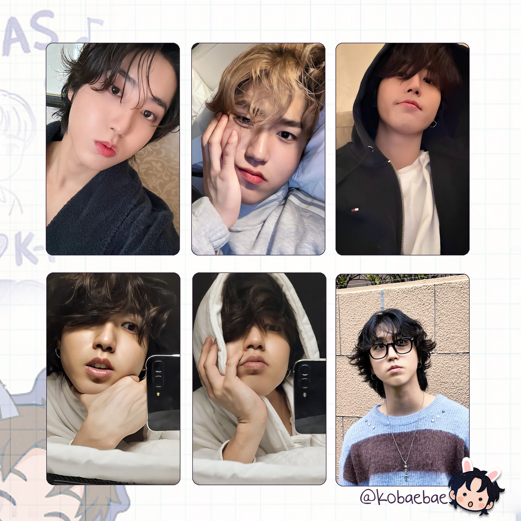 Skz (Stray Kids) - Han handmade photocards kpop inspired - Set 8