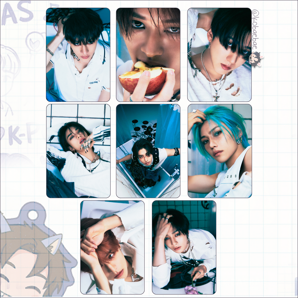 Skz - Rockstar Handmade photocards kpop inspired - Bias set 1