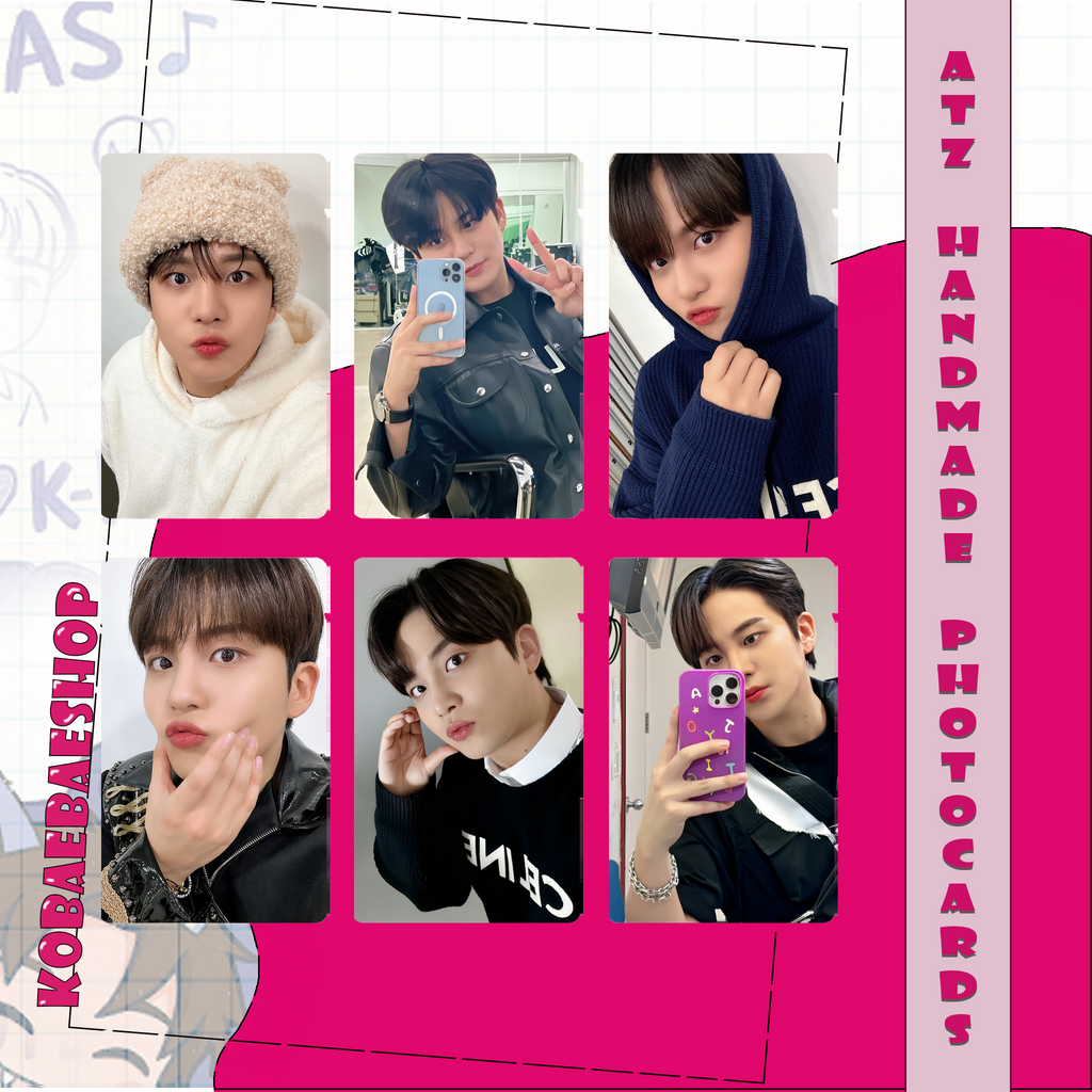 Atz - Jho handmade photocards kpop inspired - Set 3