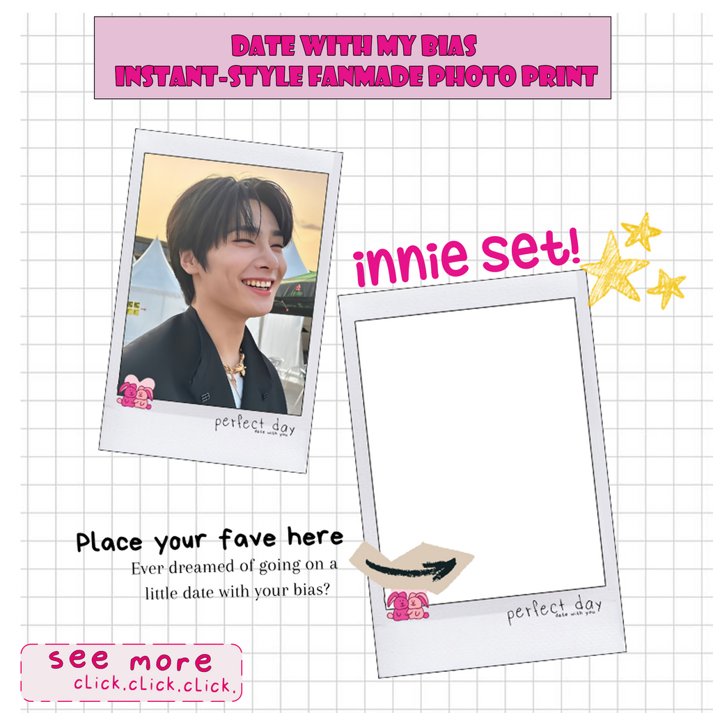 Date with My Bias - Innie Instant-Style Fanmade Photo Print
