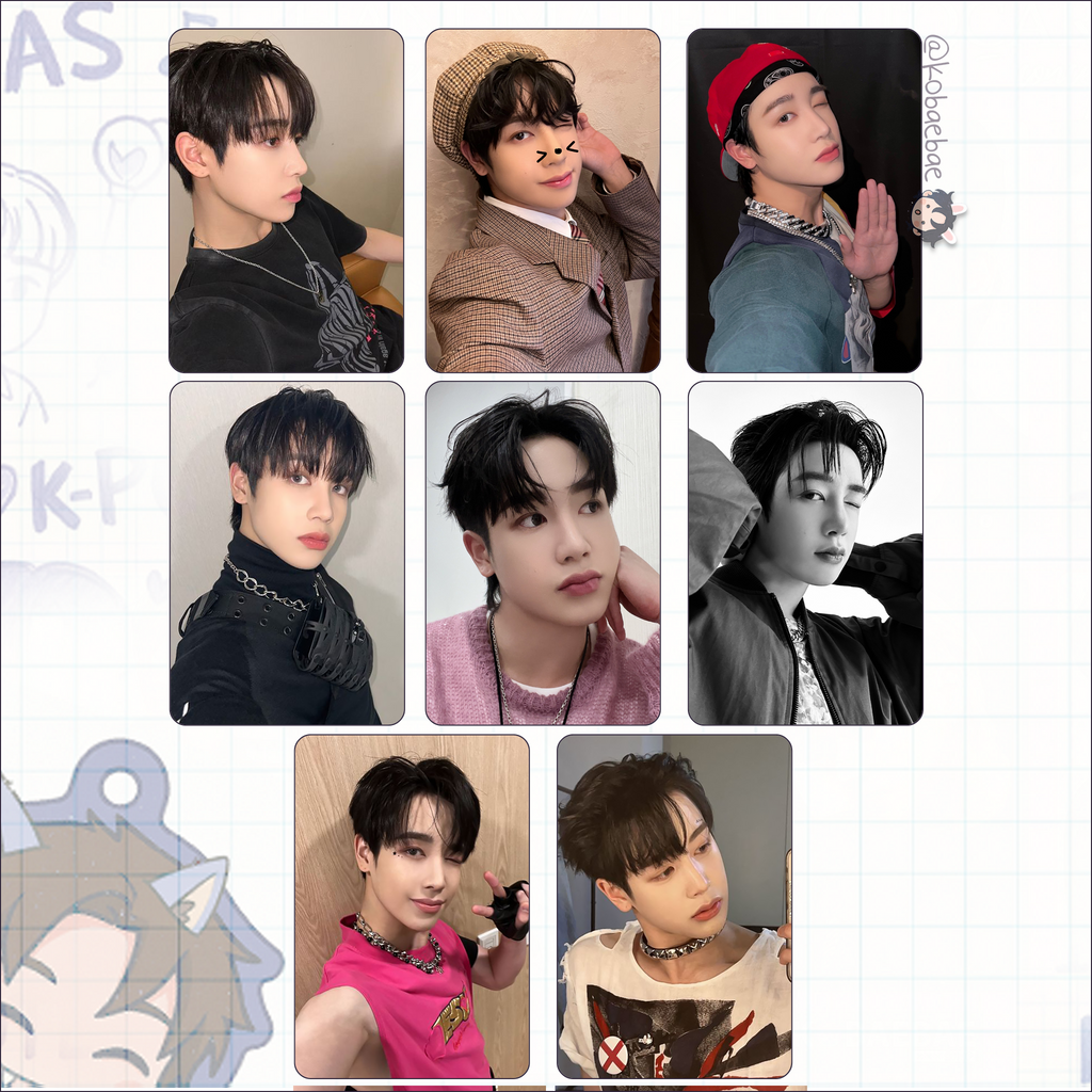 Xkrs - Hunter handmade photocards kpop inspired - Set 1