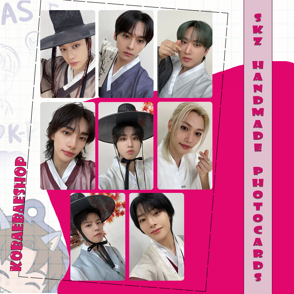 Skz - Chuseok 25 Handmade photocards kpop inspired - Bias set