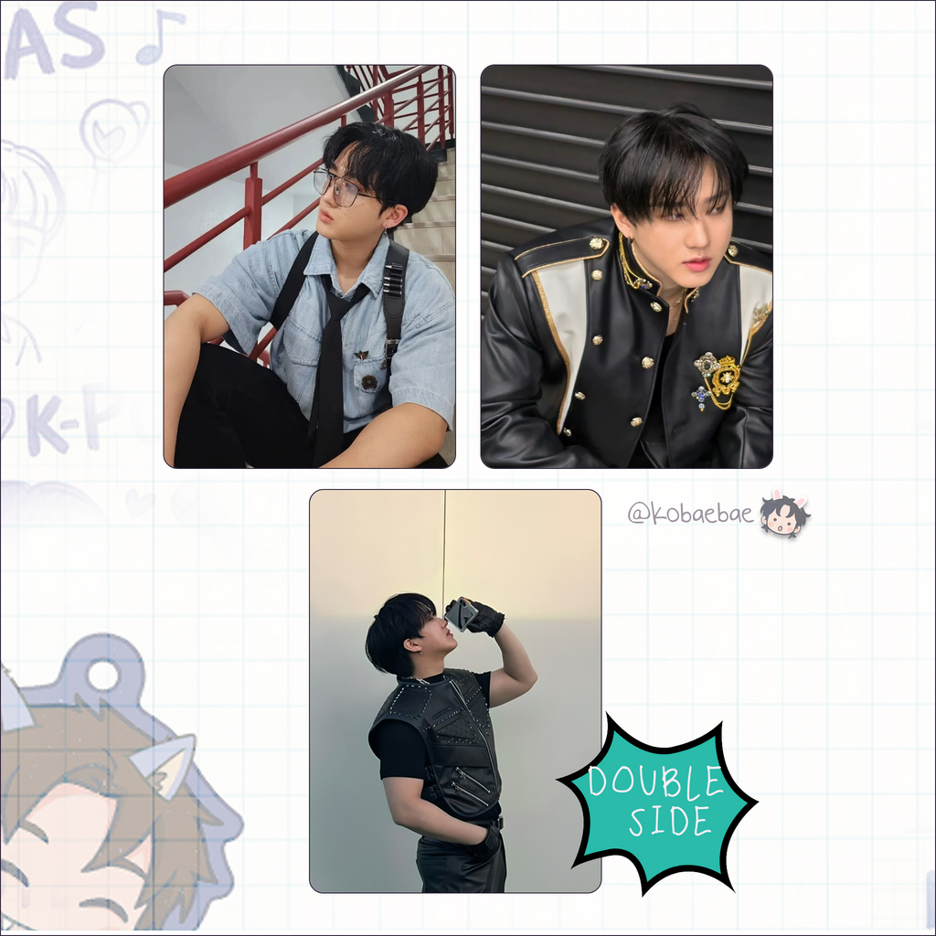 Stray Kids (Skz) - Bin Handmade photocards kpop inspired - Double side pack