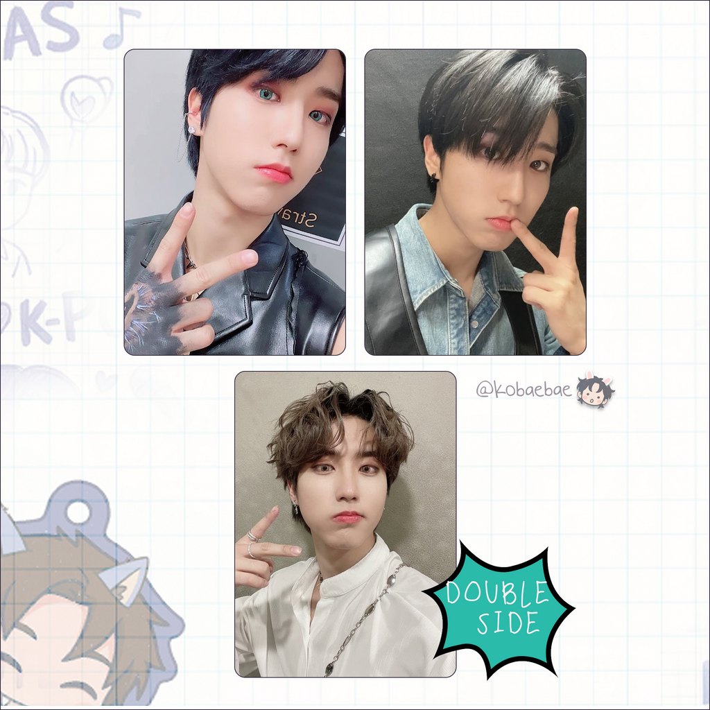 Stray Kids (Skz) -Han Handmade photocards kpop inspired - Double side pack