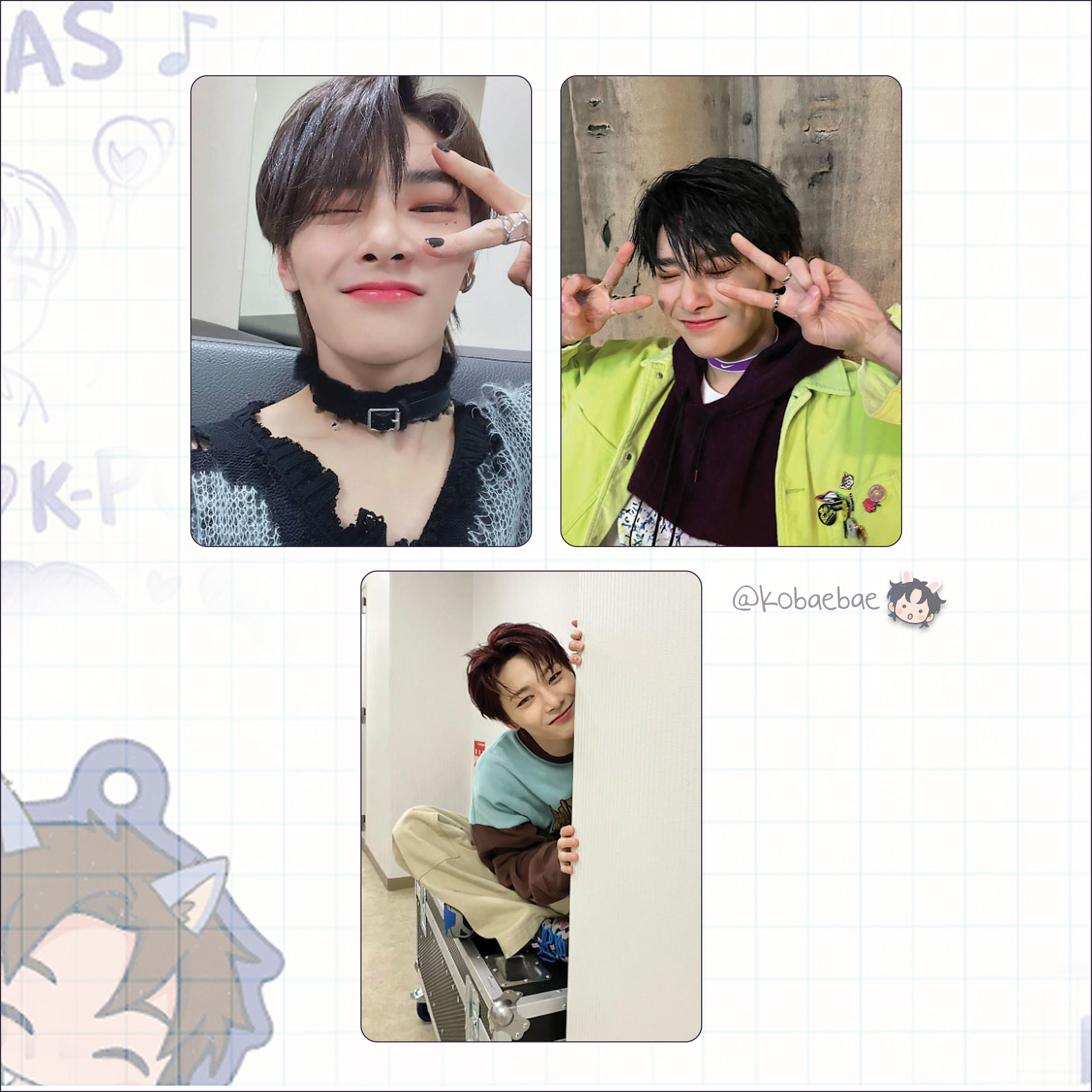Stray Kids (Skz) - In Handmade photocards kpop inspired - Double side pack