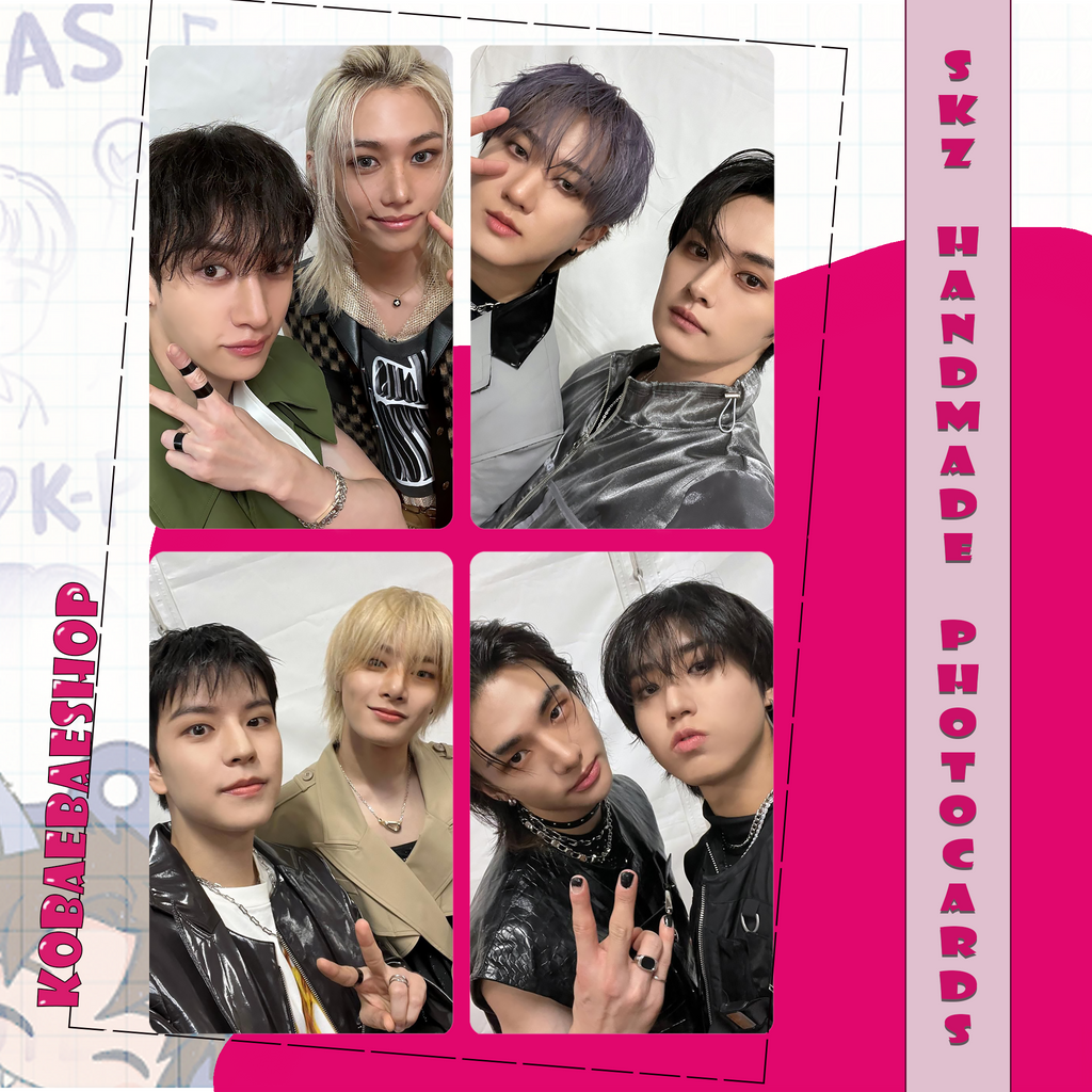 Skz - Ate Handmade photocards kpop inspired - Tube set