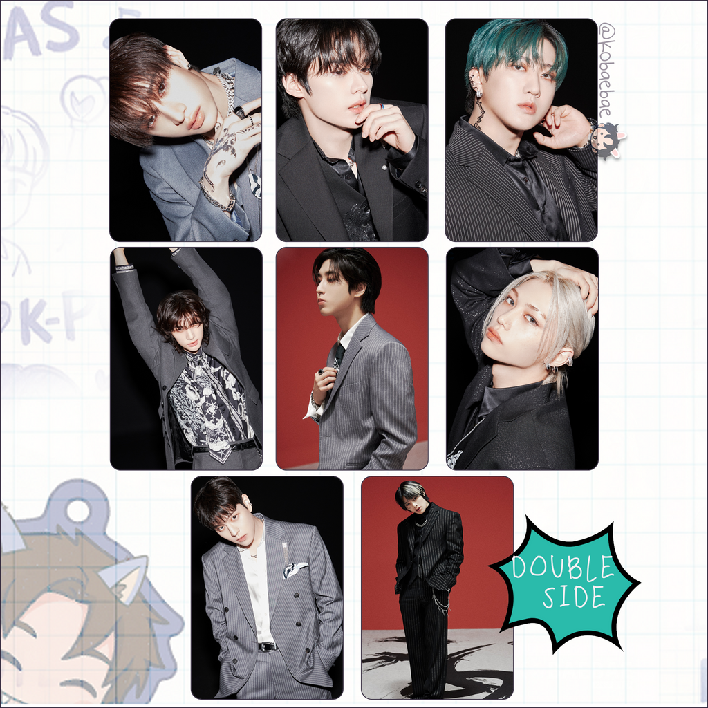 Skz - H.o.p Handmade photocards kpop inspired - Double side set 2