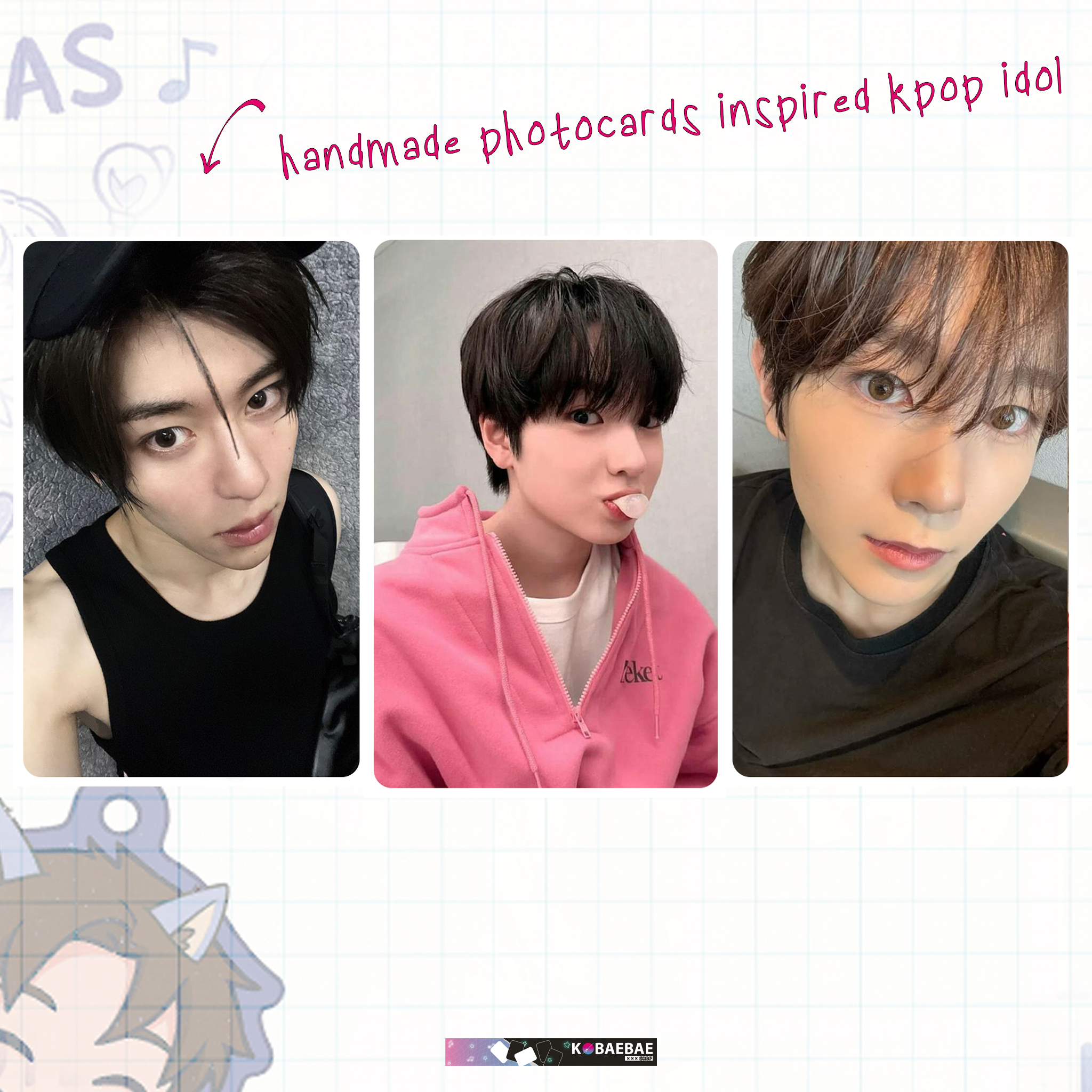 NeoUnit - Ot25 handmade photocards kpop inspired - Set 1