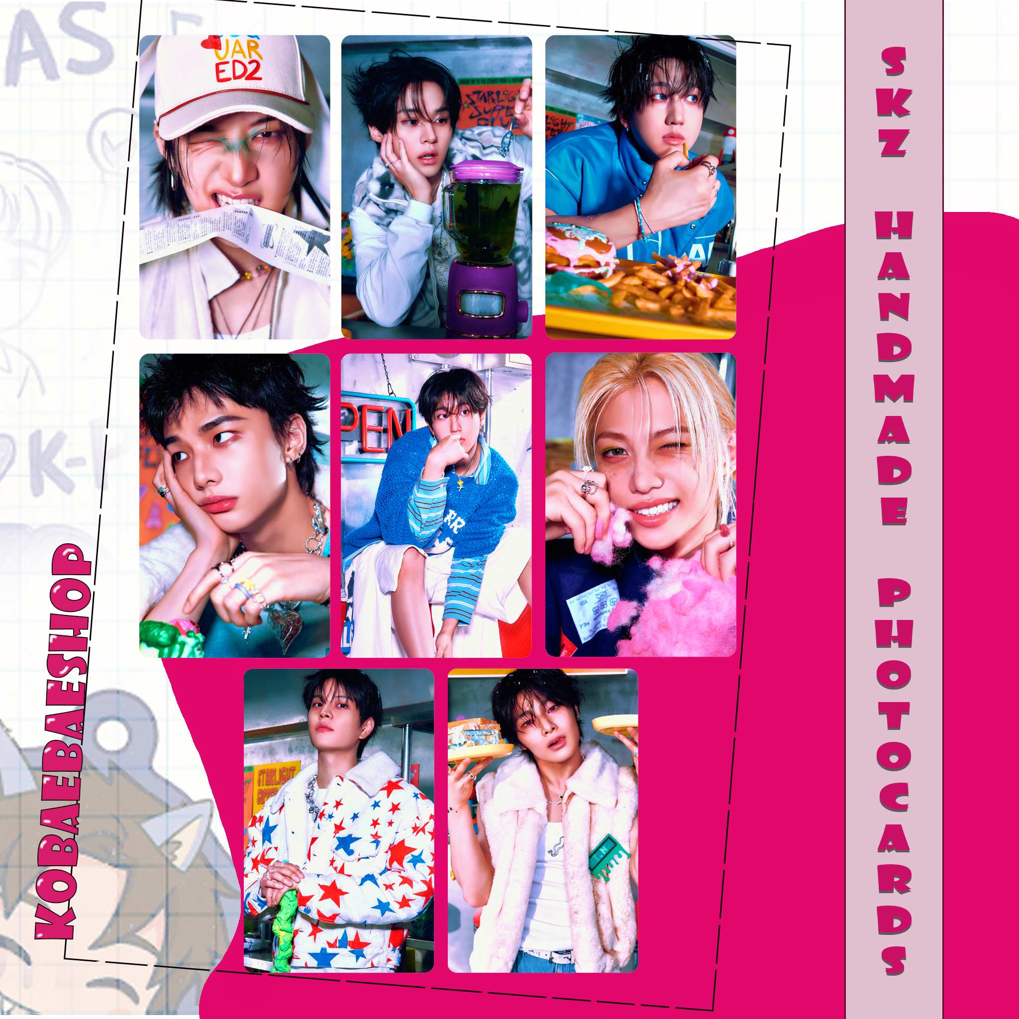 Skz - SG 2026 Handmade photocards kpop inspired - Bias set