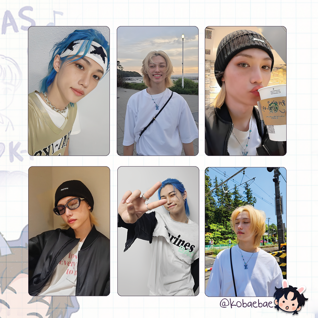 Skz - Lix Handmade photocards kpop inspired - Bias set 5