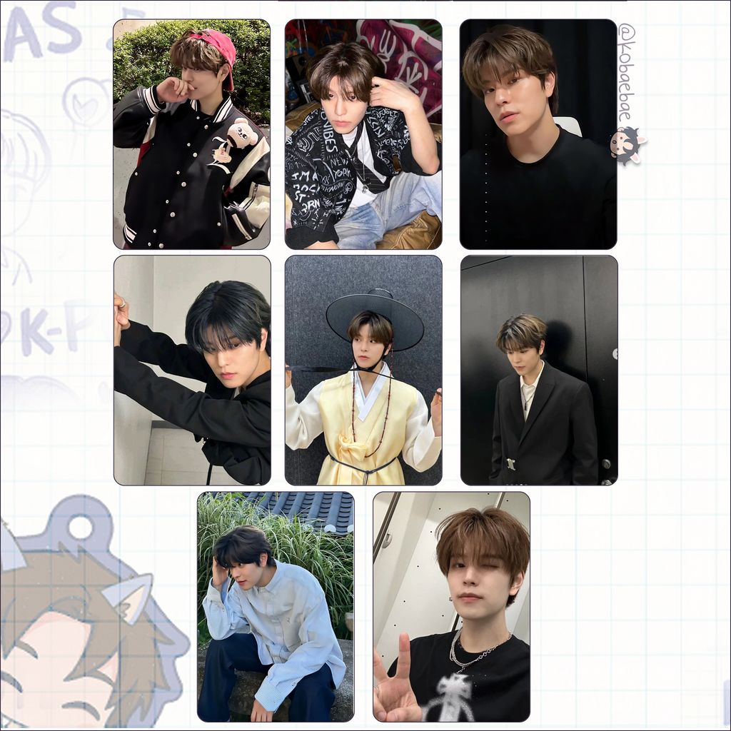 Skz (Stray Kids) - Min handmade photocards kpop inspired - Set 6