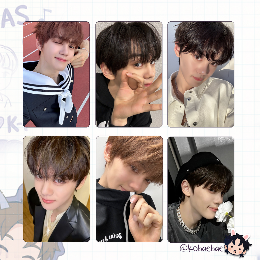 Zb1 - Gyuvin handmade photocards kpop inspired - Set 2