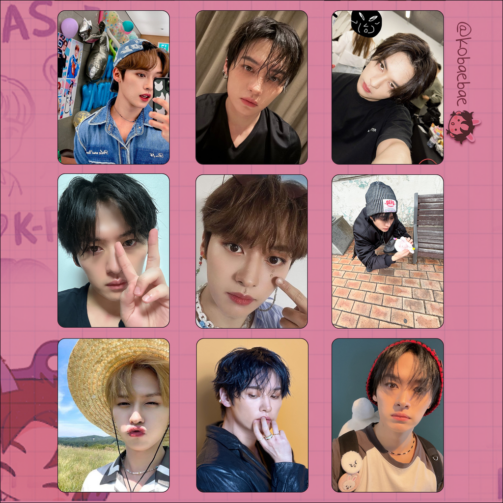 Skz (Stray Kids) - Lee Know handmade photocards kpop inspired - Set 10