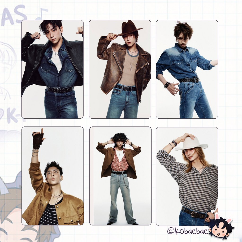 Xdinary Heroes - Esq. handmade photocards kpop inspired - double side set