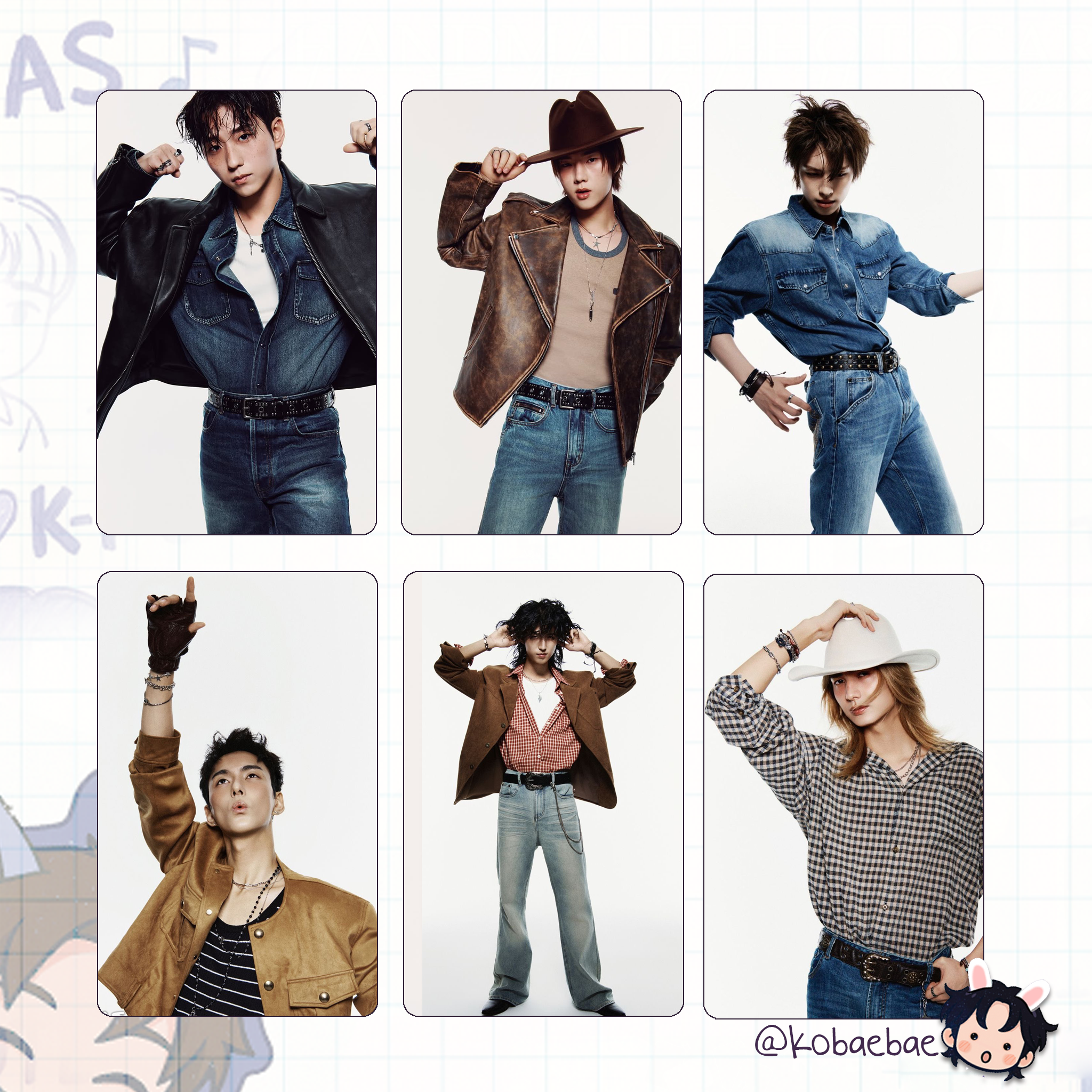 Xdinary Heroes - Esq. handmade photocards kpop inspired - double side set