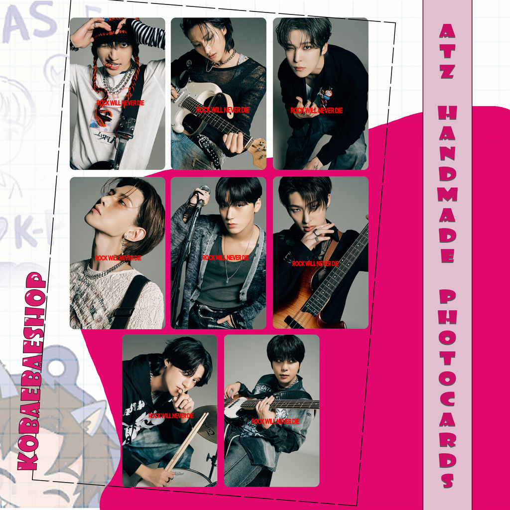 Atz - SG 2025 handmade photocards kpop inspired - Bias set