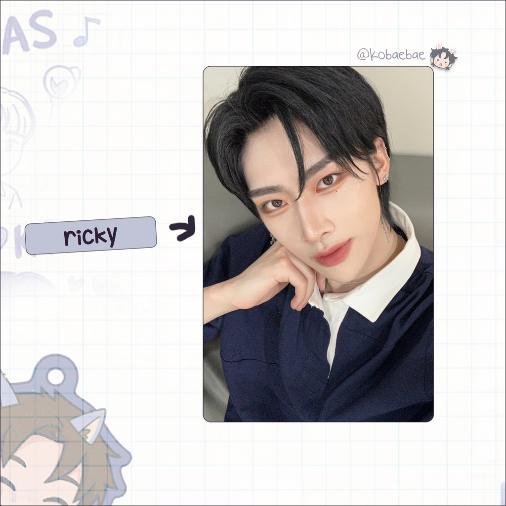 Zb1 - Weibo Handmade photocards kpop inspired - Bias set ot9