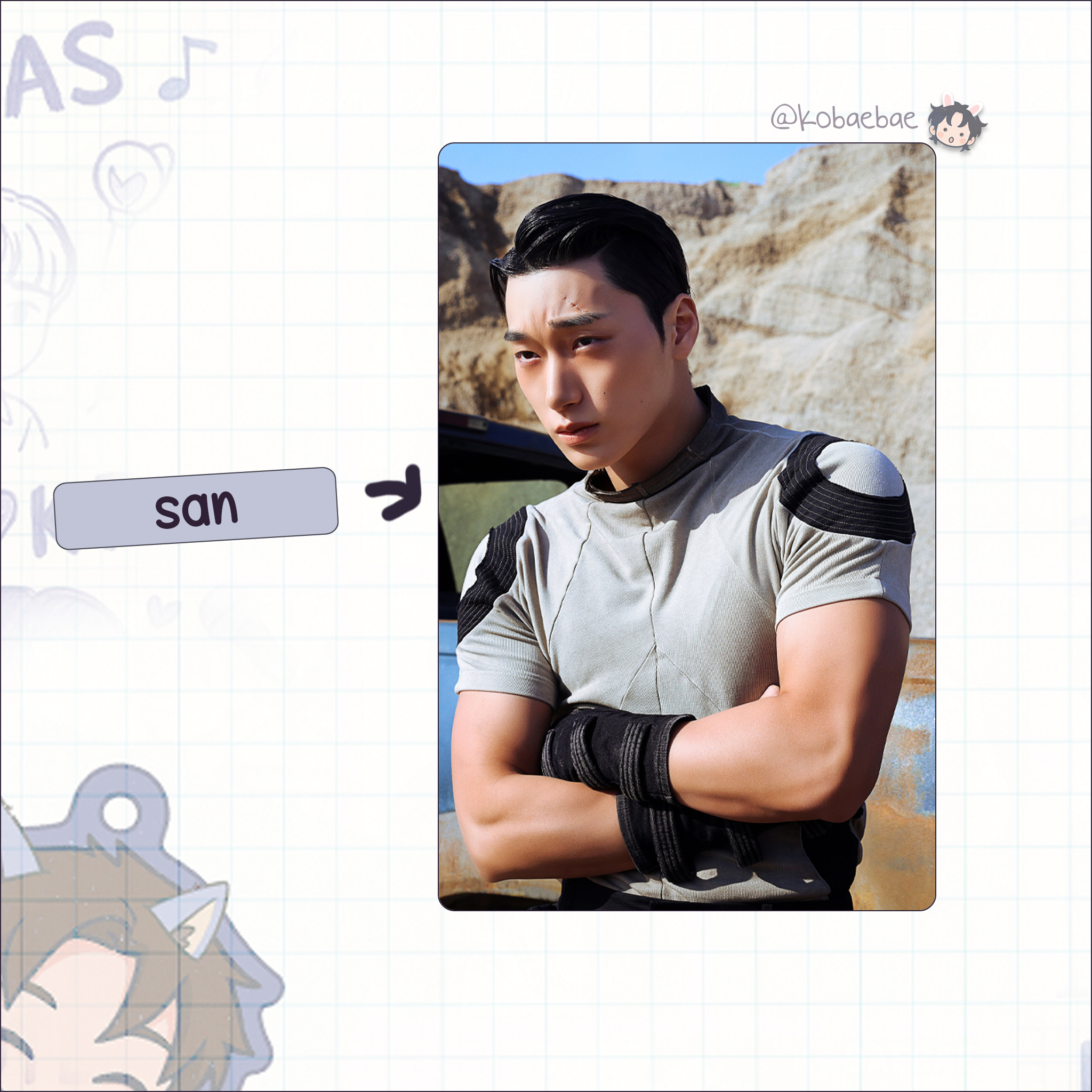 Ateez (Atz) - Golden H. 4 -  Handmade photocards kpop inspired - Poster set