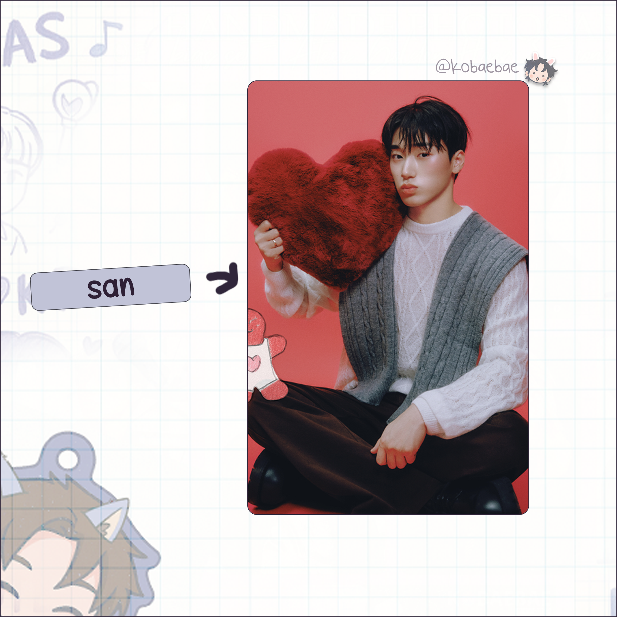 Ateez - Party Shop handmade photocards kpop inspired - bias set