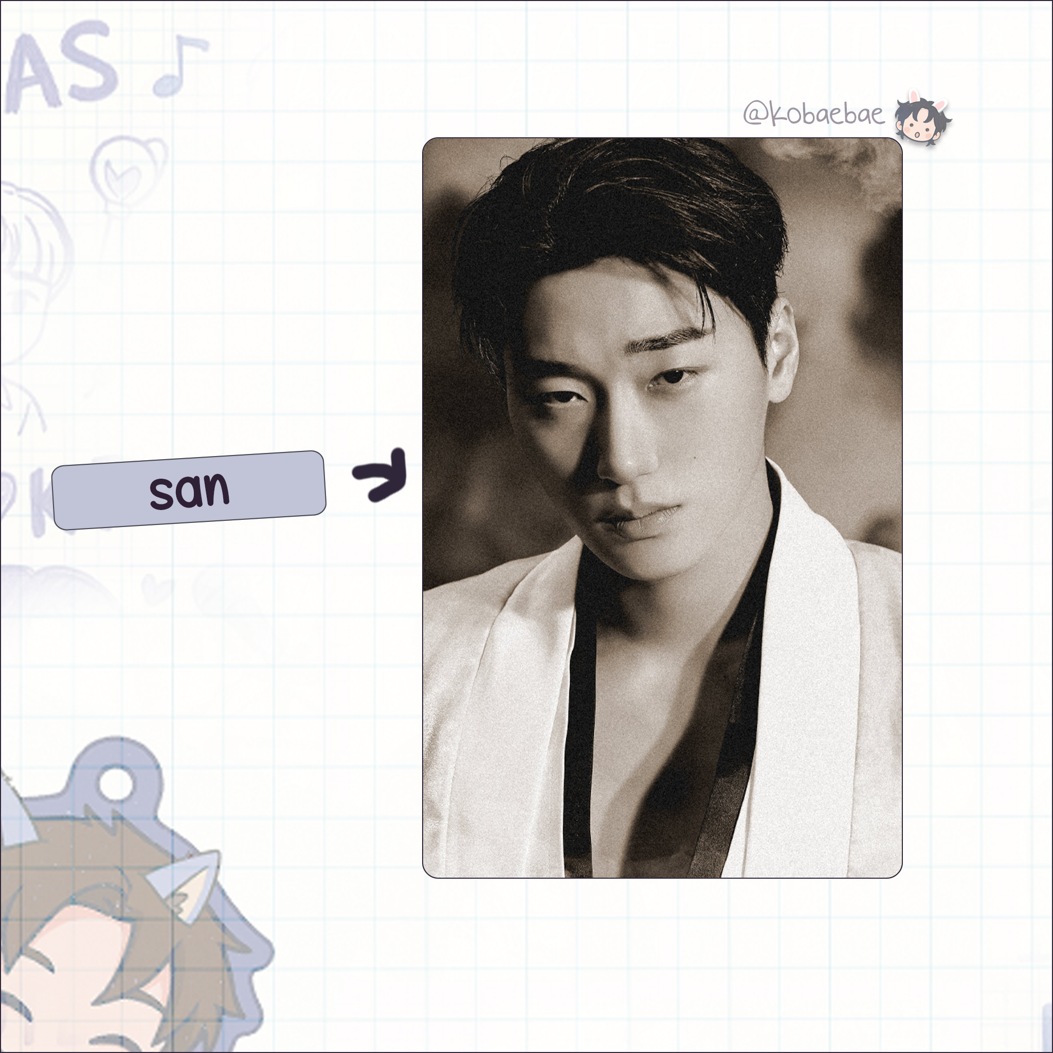 Ateez (Atz) - Golden H. 4 -  Handmade photocards kpop inspired - Bias set 1