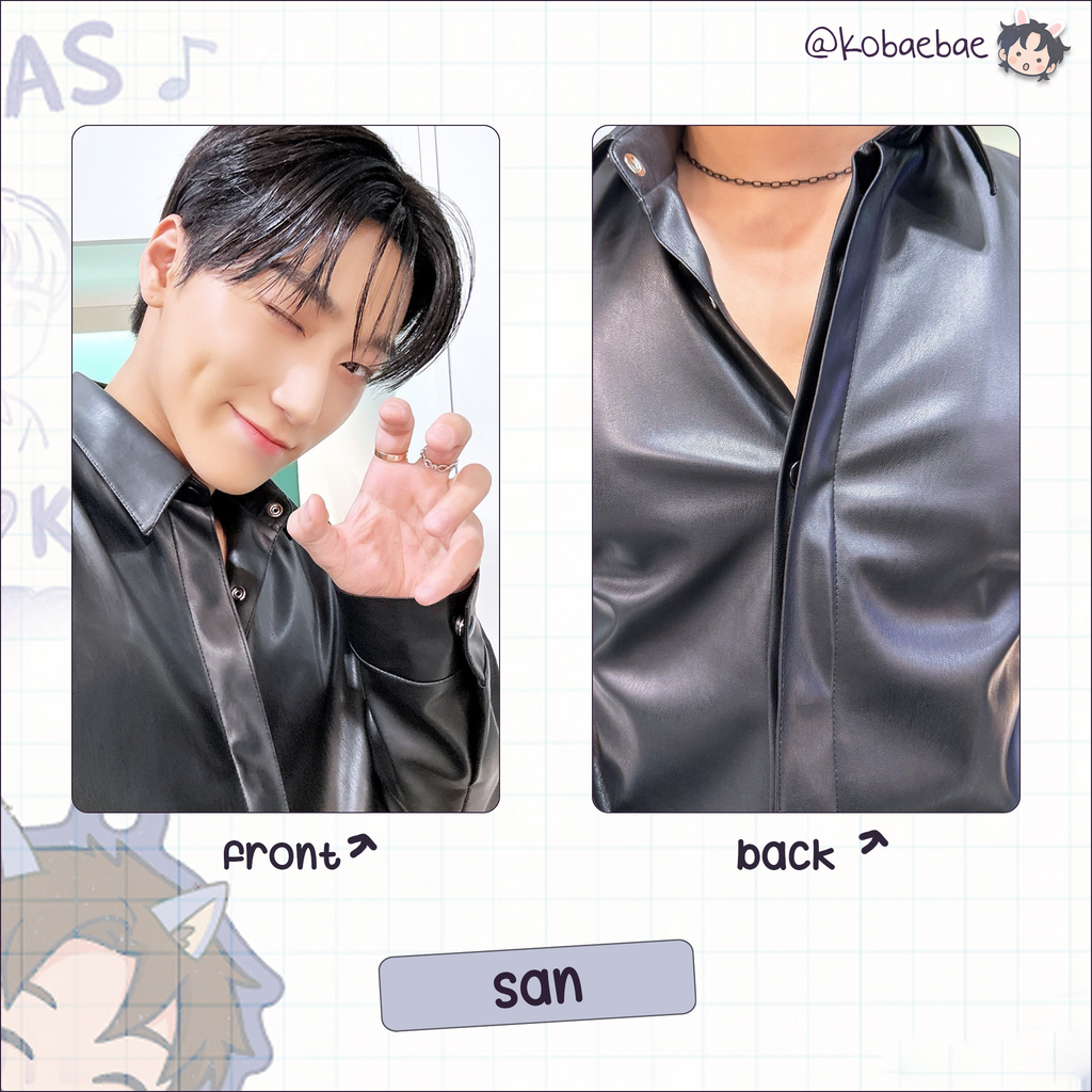 Atz - Teez Ray Handmade photocards kpop inspired - Double sideset