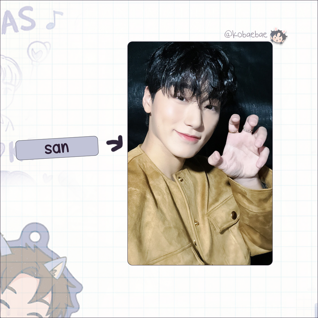 Atz - G. M. Festival Handmade photocards kpop inspired - Bias set