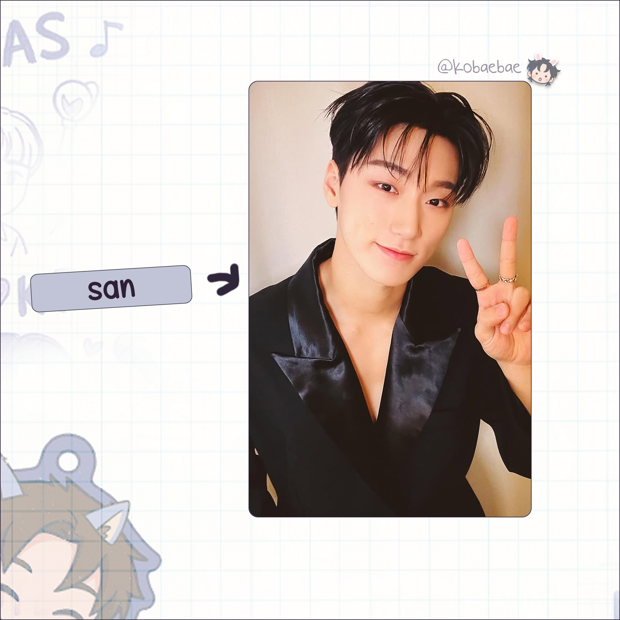 Atz - Self Style Handmade photocards kpop inspired - Bias set 2