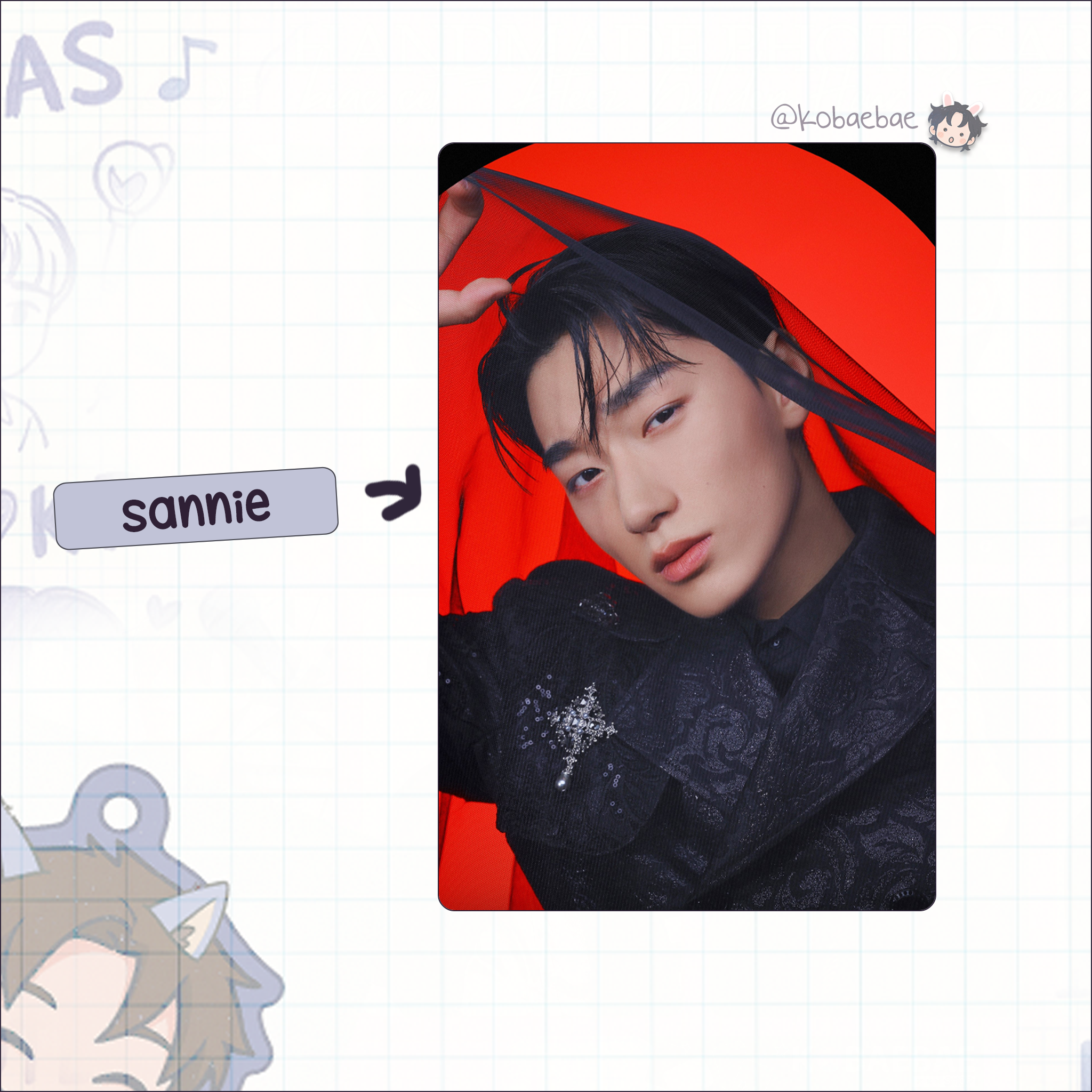 Atz - In your fantasy -  Handmade photocards kpop inspired - Bias set