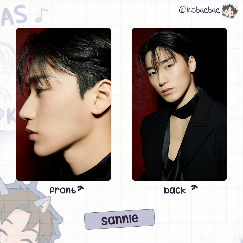 Atz - In your fantasy -  Handmade photocards kpop inspired - Double bias set 2