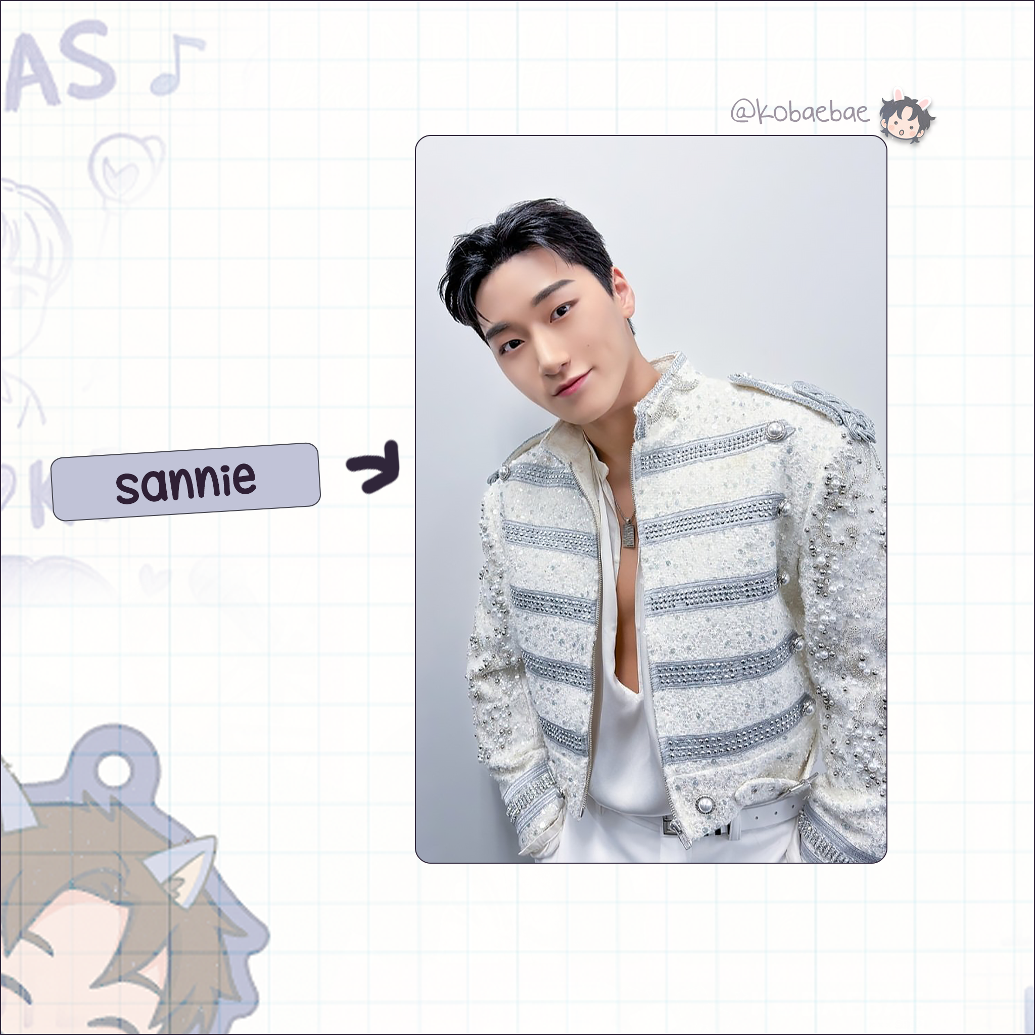 Atz - Bloggy handmade photocards kpop inspired - Bias set 1