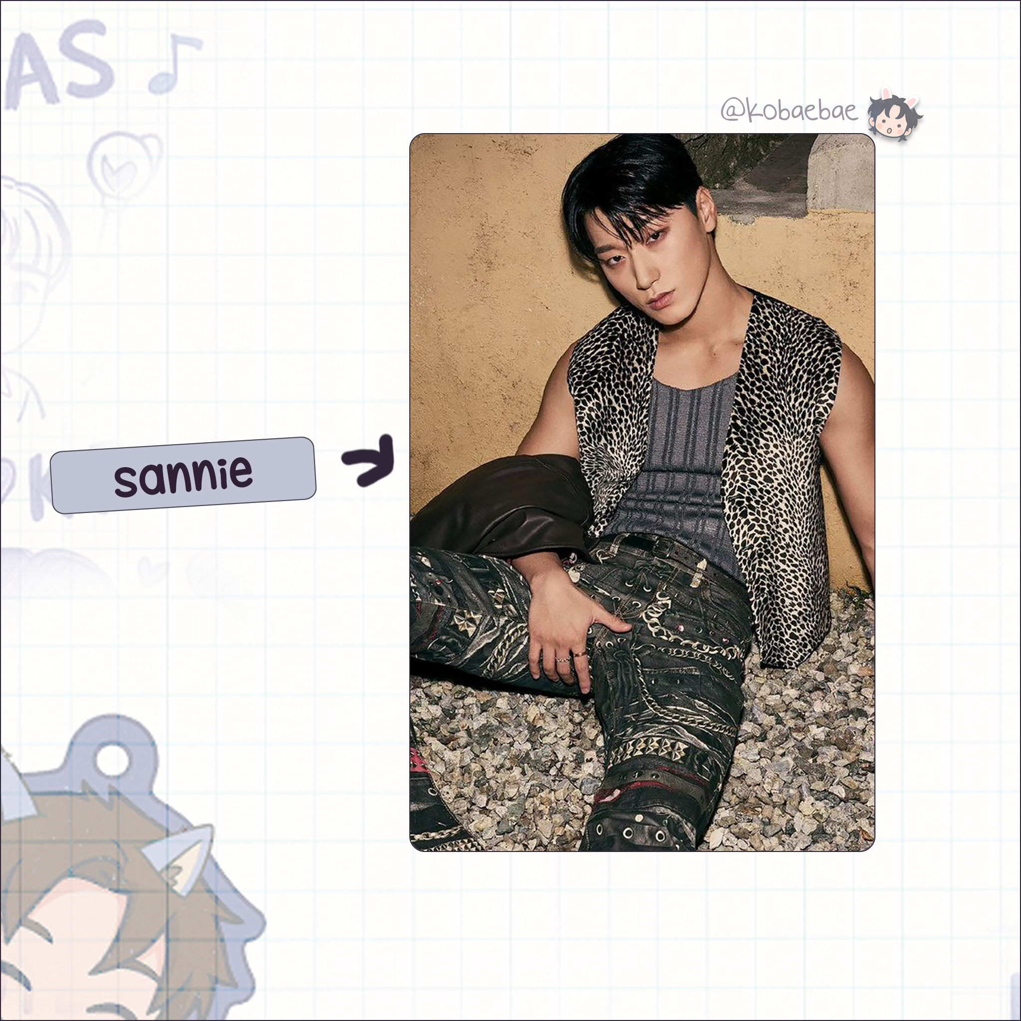 Atz - GQ Handmade photocards kpop inspired - Bias set