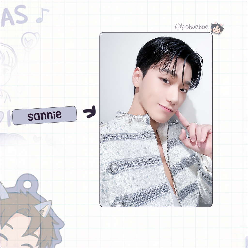 Atz - Bloggy handmade photocards kpop inspired - Bias set 3