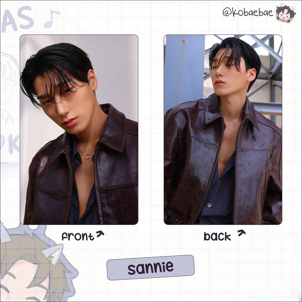 Atz - Golden H. 3 -  Handmade photocards kpop inspired - Double set 2