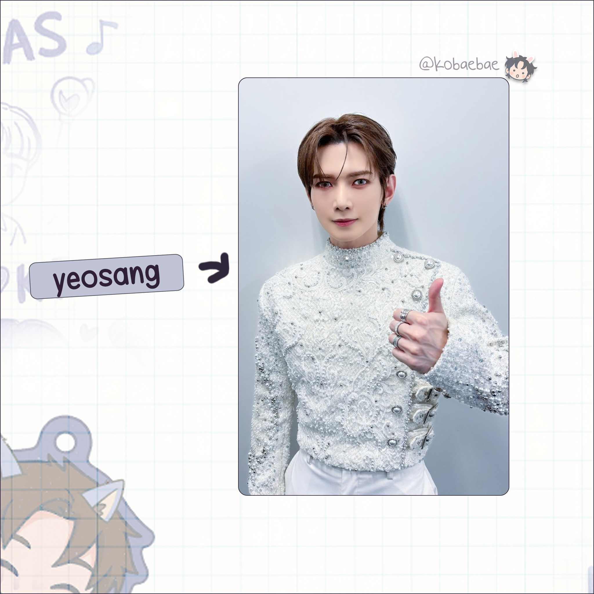 Atz - Bloggy handmade photocards kpop inspired - Bias set 1