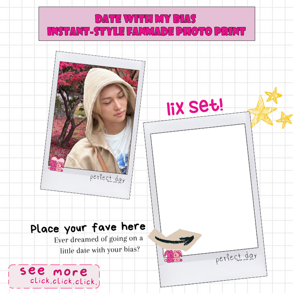 Date with My Bias - Lix Instant-Style Fanmade Photo Print