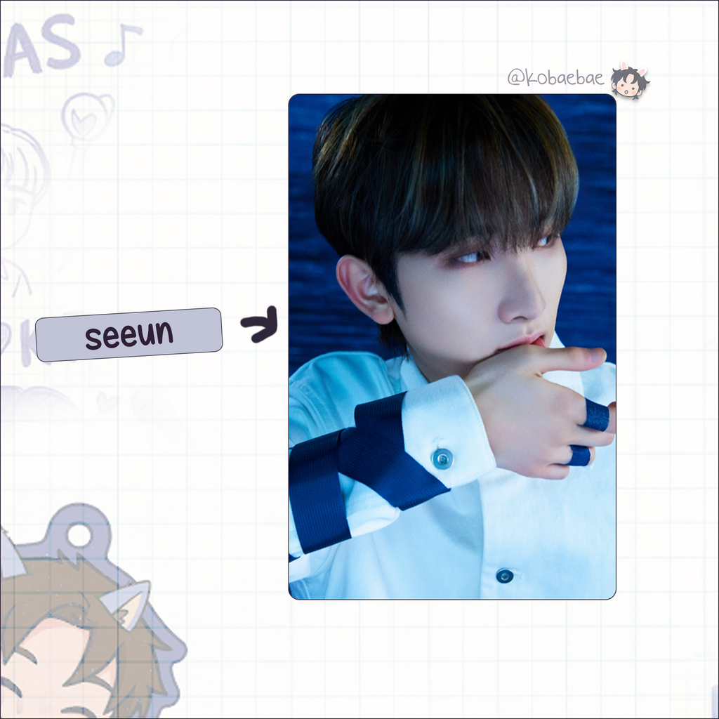 Xkrs - Watch Out handmade photocards kpop inspired - Set Poster Bias