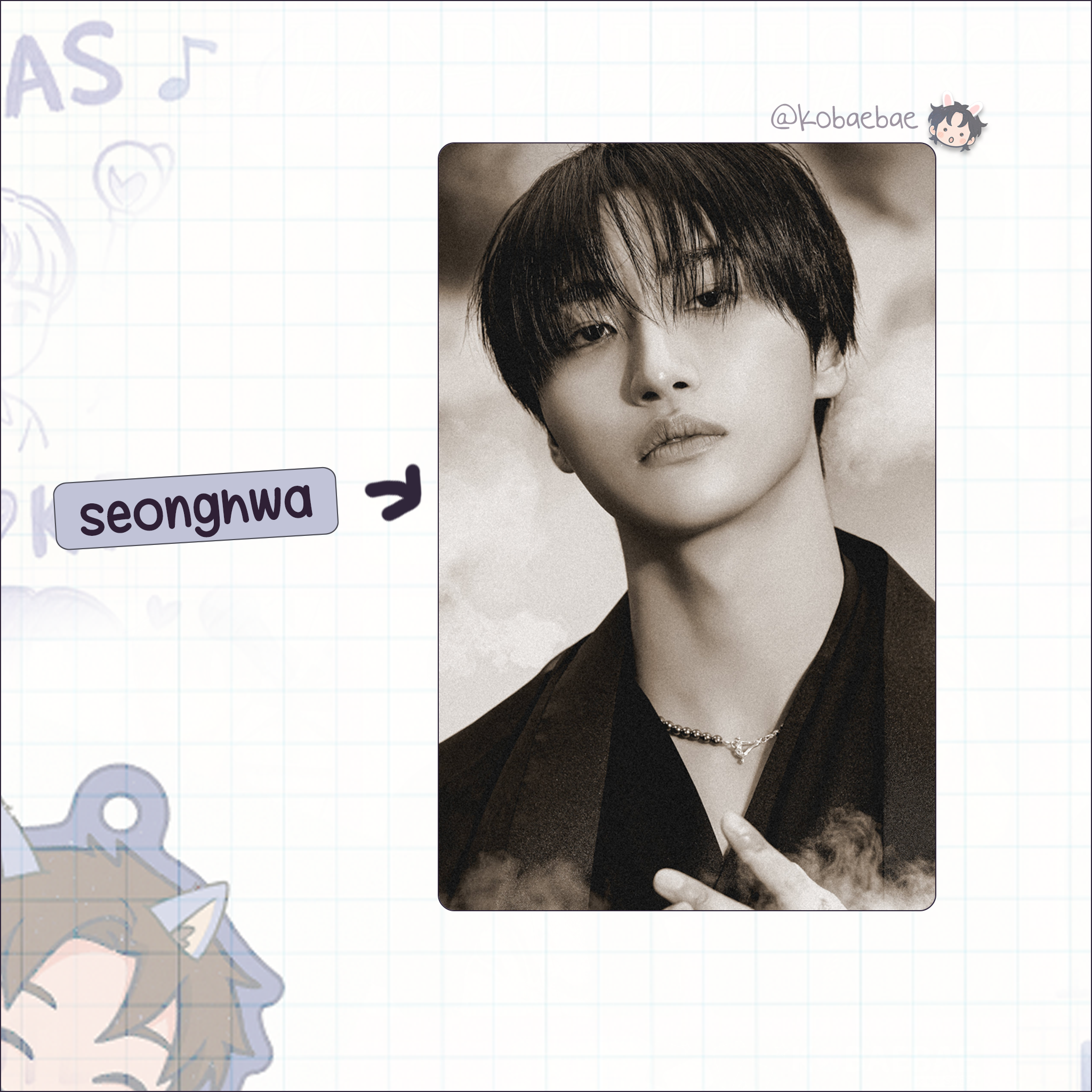 Ateez (Atz) - Golden H. 4 -  Handmade photocards kpop inspired - Bias set 1