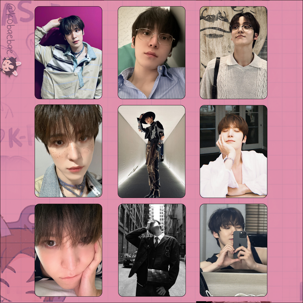 Ateez - Yunho handmade photocards kpop inspired - Set 6