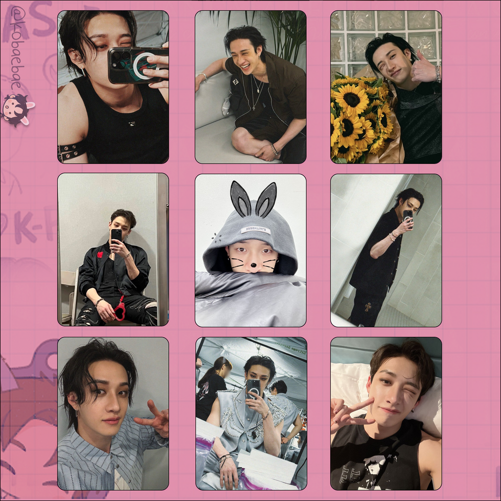 Skz - Chan handmade photocards kpop inspired - Set 2
