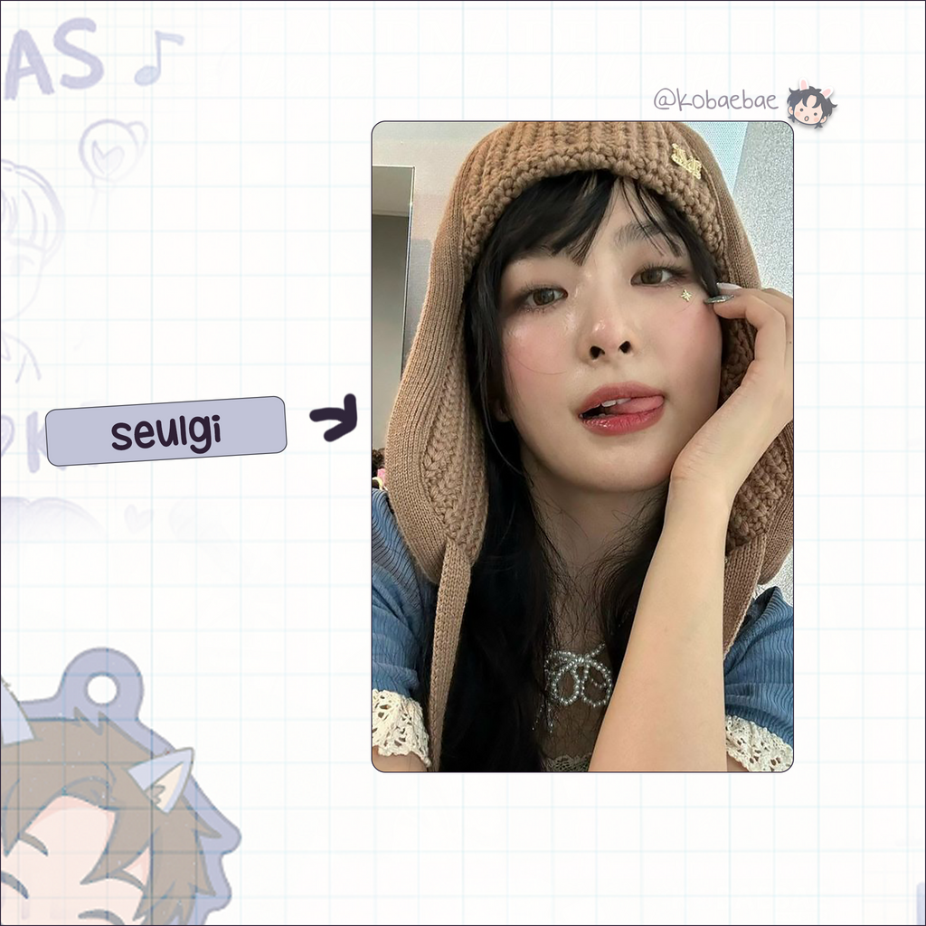 Red Velvet - Handmade photocards kpop inspired - Bias set ot5 pack