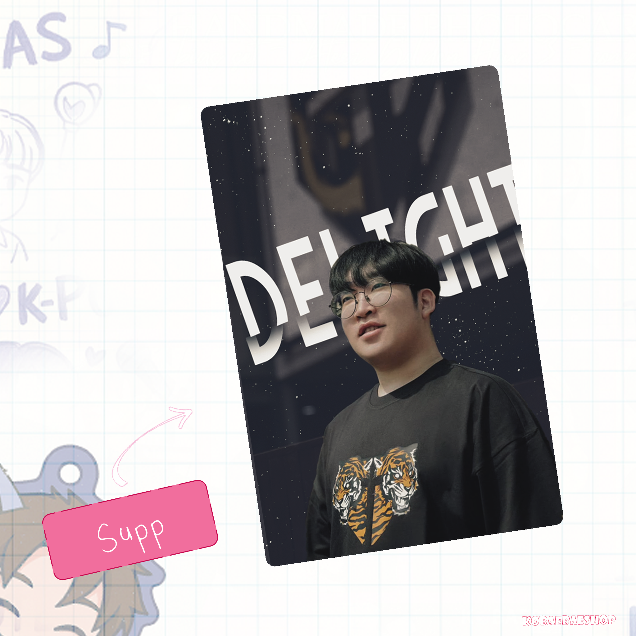ProPlayer - Team Esports 24 handmade photocards kpop inspired - Set 1