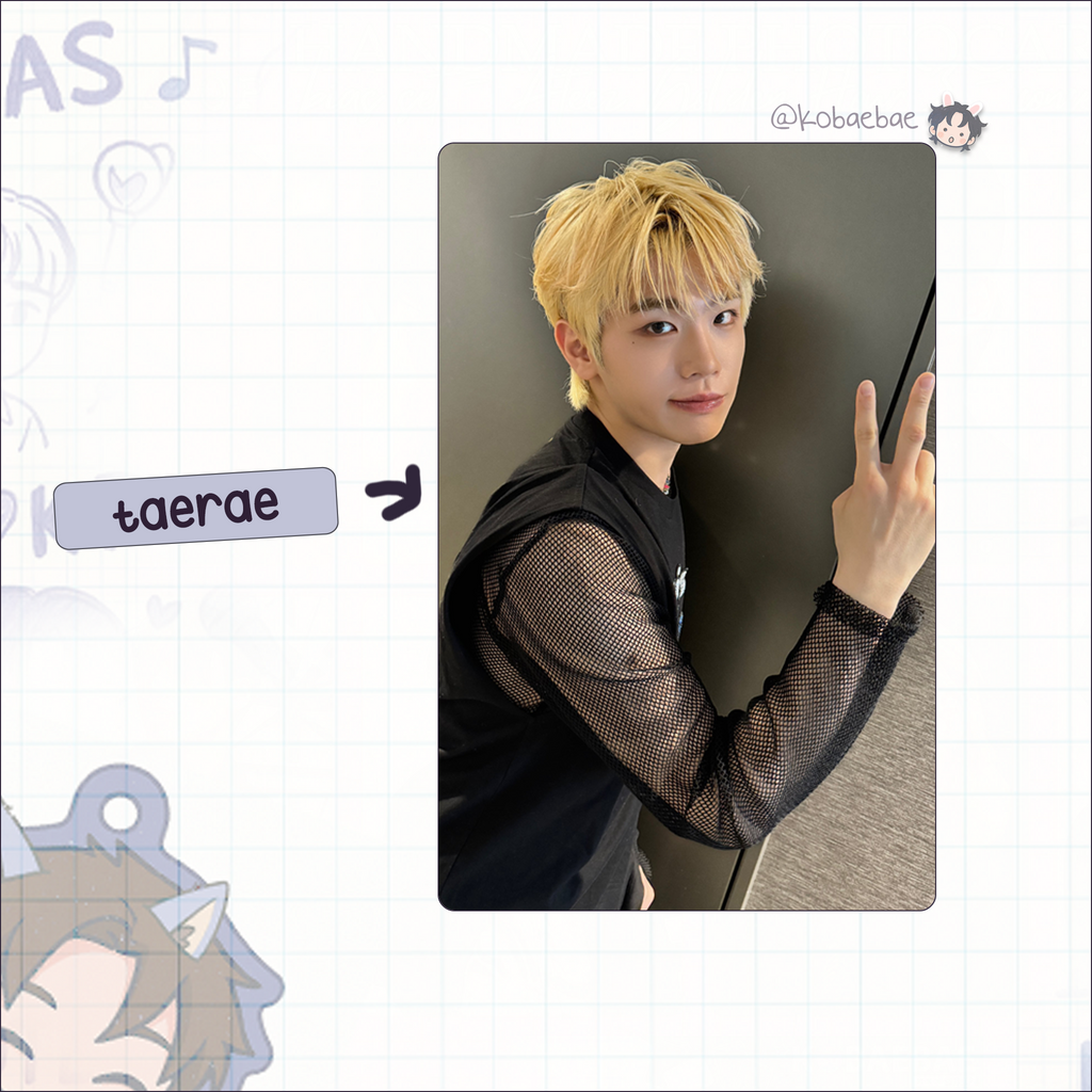 Zb1 - Summer Son. Handmade photocards kpop inspired - Bias set Osaka ot9