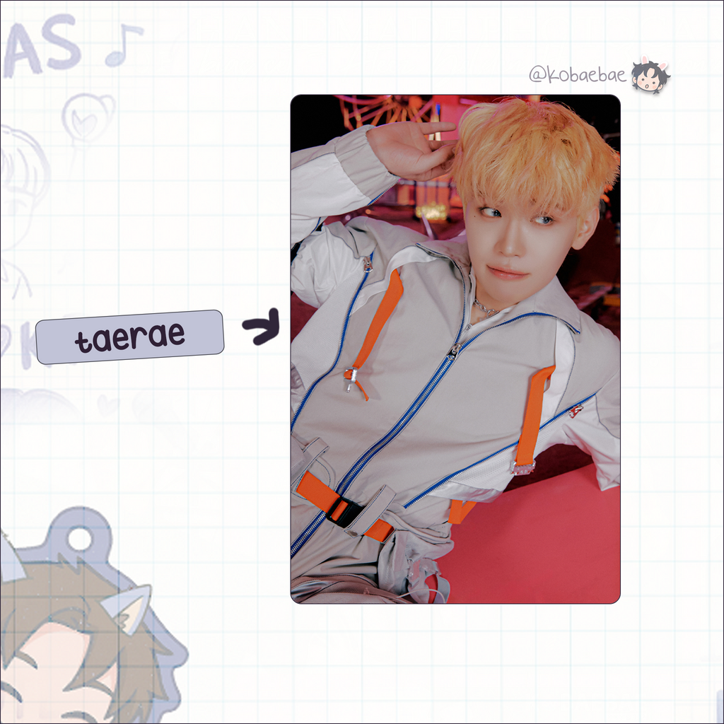 Zb1 - Cinema parad. Handmade photocards kpop inspired - Sf vers. ot9