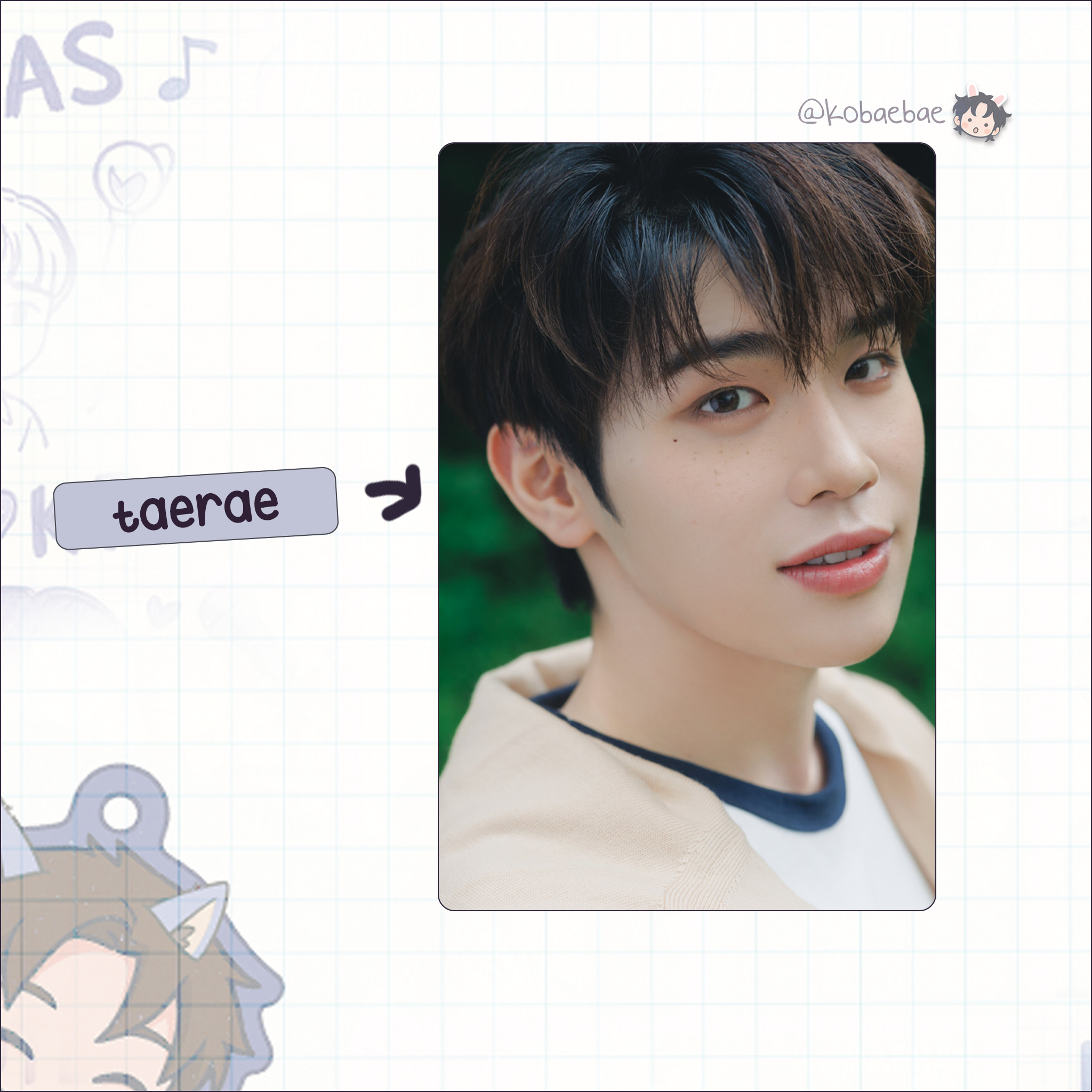 Zb1 - Cinema Parad. Handmade photocards kpop inspired - Romance vers. ot9