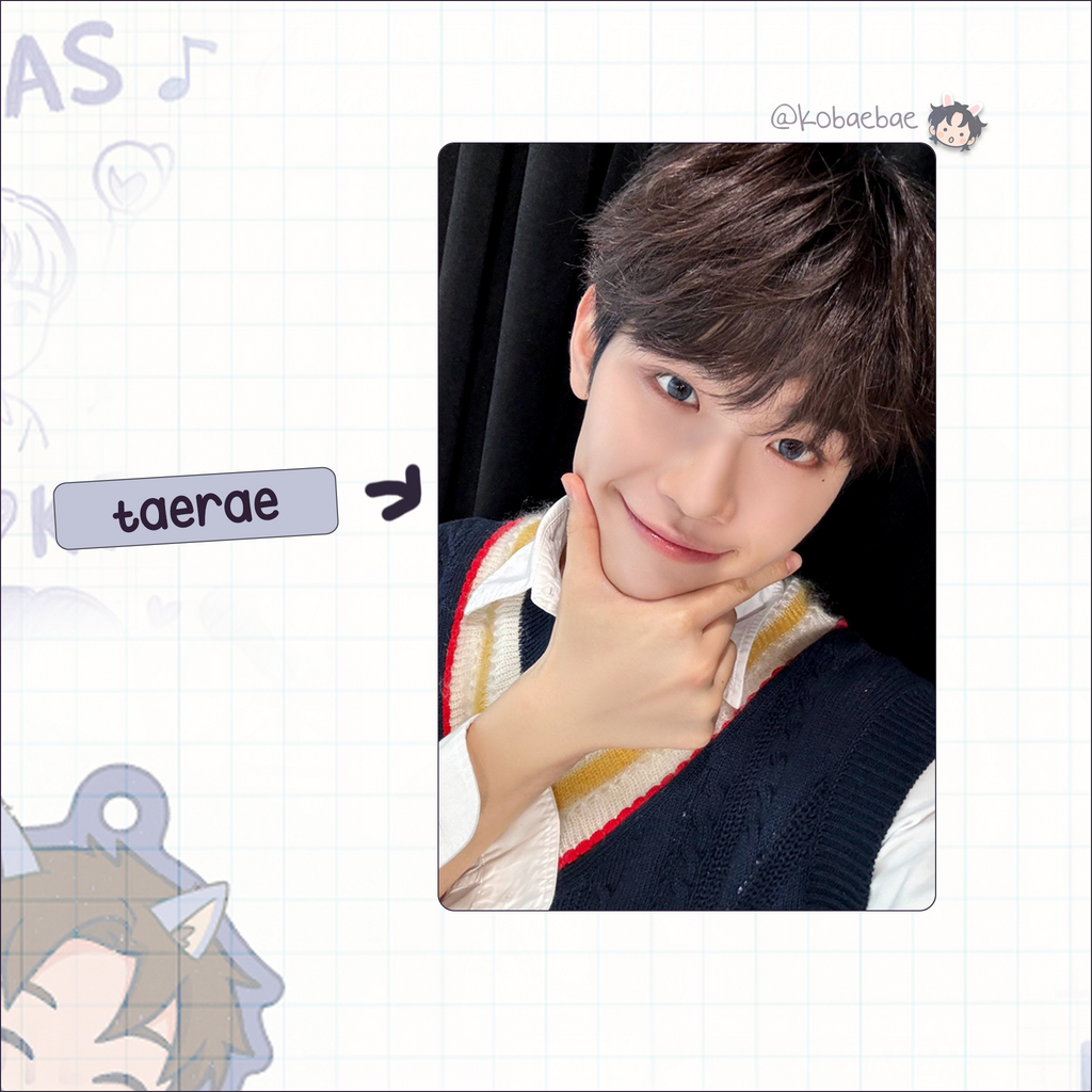 Zb1 - Weibo Handmade photocards kpop inspired - Bias set ot9